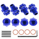 4PCS Wheel Hex Hubs Adapter 14mm to 17mm 10mm Widen for Arrma 1/10 3S Granite Mega Senton NEW BIGROCK Typhon - Off-Road RC Car