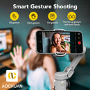 AOCHUAN Smart X2 3 Axis Gimbal Stabilizer For iPhone And Android Smartphone Gimbal With built-in extension pole LED display