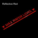 Max Water Level Car Sticker For SUZUKI Jimny Raptor Hilux Ranger Fit Offroad Military 4x4 Waterproof Vinyl Film Car Accessories