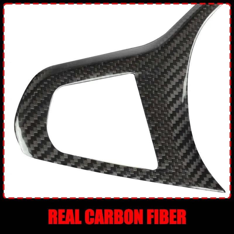 Carbon Fiber Steering Wheel Cover Trim Decor For BMW 1 2 3 4 5 Series G30 G32 G42 G14 G01 G02 G05 G06 G07 G20 G22 G26 G29 G80