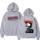 Hoodies THE EXPLOITED Theme Singer Graphic Printing Clothing Hooded Hip Hop Casual Unisex Autumn Winter Fleece Sweatshirts