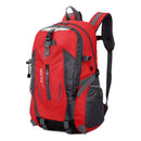 Polyester Camping Backpack Breathable Fishing Bag Large Capacity Wear-resistant Layered Storage Lightweight for Office Travel
