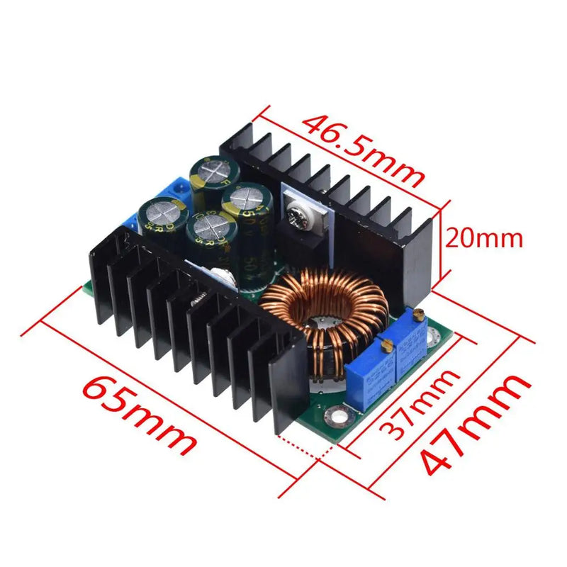 TZT DIY Electric Unit High quality C-D C CC CV Buck Converter Step-down Power Module 7-32V to 0.8-28V 9A 300W XL4016