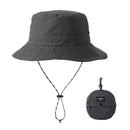 Waterproof Bucket Hat for Women 6cm Brim Sun Hat Foldable Hangable Outdoor Hiking Camping Panama Caps Quick Drying Basin Cap