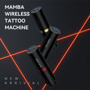 DM Kabelloses Tattoo-Maschinen-Set 4,0 mm Hub 1500 mAh Hochleistungsakku mit 5 ml Tattoo-Pigmenten Cartridge-Nadeln Farbnapf