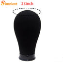 New Training Mannequin Head Canvas Block Head Display Styling Mannequin Manikin Head WigTripod Stand Free T Pins Wig Install Kit