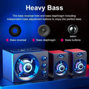 3D Hifi Stereo USB Active Bluetooth Speaker Computer Multimedia RGB Subwoofer AUX, USB, TF Suitable for TV, Computer Audio