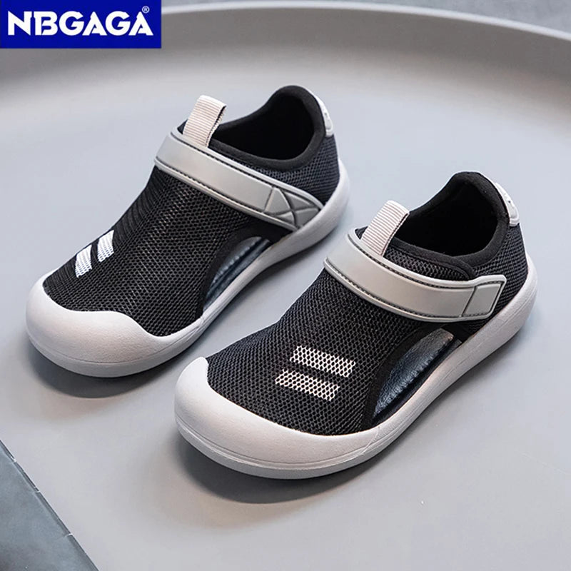 Summer Kids Sandals for Boys Girls Fashion Sport Beach Toddler Shoes Outdoor Children Breathable Casual Sandals Size :23-36