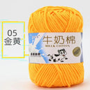 2Pcs Milk Cotton Knitting Yarn Soft Warm Yarn for Hand Knitting Worsted Crochet Threads Wool Line for Handmade