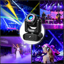 U'King 60W LED Moving Head Light DMX512 Remote Control RGBW 4in1 LED Beam Spot Stage Light DJ Disco Party Show Effect Light