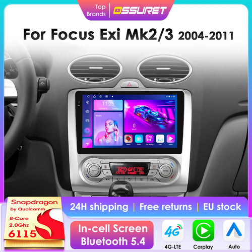 The Dashboard Nexus | 360degree Camera Android 13 Car Multimedia System for Ford Focus Mk2