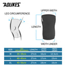 AOLIKES 1 Pair 7mm Neoprene Sports Kneepads Compression Weightlifting Pressured Crossfit Training Knee Pads Support Women Men