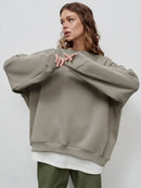 Wolfeel Oversized Hoodies & Sweatshirts for Women Autumn Winter Thick Warm Fleece Sweatshirt Girls Streetwear Loose Pullovers