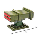 Military MOC Sentry Building Block Soldier Sandbag Fence Cannon Shell Barbed Wire Weapon Rack Training Field Watchtower Toy K018