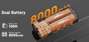 LOOP SK05 PRO Professional Flat LED Flashlight 4360lms Rechargeable Searchlight with Magnetic Tail for Hiking Patrol Power Bank