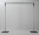 3X6M Double Crossbar Pipe&Drape Backdrop Stand Applicable To Centers for Wedding Curtain Decoration Portable Aluminum Pipe Kit