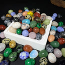 EG1-7 Yoni Egg Healing Crystal Stone Natural Gems Chakra Yoga Reiki Energy Quartz Mineral Specimen Easter Gifts Home Decor