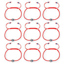 2024 Red Evil Eye String Bracelet for Lovers Protection Lucky Amulet and Friendship Handmade  Braid Rope Wristband Jewelry Gifts