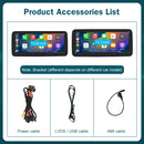 12.3'  Wireless CarPlay Android Auto Multimedia Display Screen for Mercedes-Benz A W176 B W246 CLA GLA Class 2013 to 2015