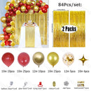 Burgundy Wine Red Balloons Garland Kit Red Gold Balloon Arch Christmas Balloons Garland Christmas Decor Valentine's Day Decor