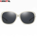 Ladies Classic Polarized UV400 Sunglasses Butterfly Big Frame Eyeglass Sunscreen Traveling Party Eyewear Women Diamond Elegant