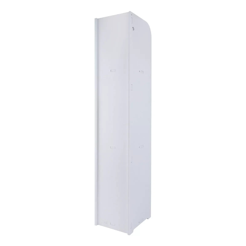 DayPlus 4 Tier Bathroom Tall Cabinet Shelf Slim Bathroom Toilet Roll Cupboard Storage