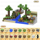 Magnetic Building Blocks Mine World Magnet Cubes Forest Set for Boy Girl Kid Age 3+ DIY Model Children STEM Sensory Toy Gift