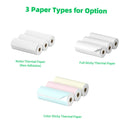 PeriPage 77x30mm Self-Adhesive Thermal Paper Sticker BPA-Free Printable Sticky Paper Roll for PeriPage A9/A9s/A9 Pro/A9 Max/A9s