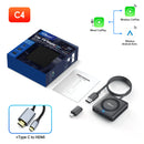 OTTOCAST Car TV Mate C4 Wireless Android Auto CarPlay Adapter Support for HDMI input Video Converter for TV Sticks Game Consoles