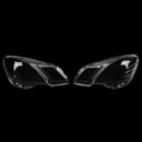 MAGICKIT Pair Headlight Lens Cover For Mercedes-Benz E Class W212 E350 E500 E63 AMG 2009-2012 Headlight Lampshade Accessories