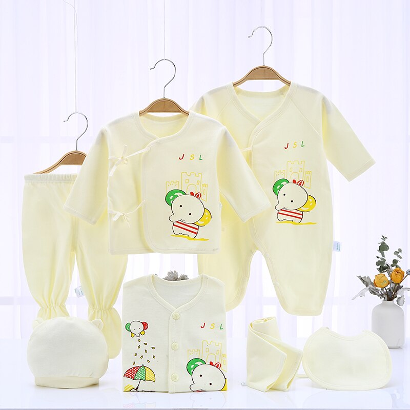 Newborn Clothing Suits Baby toddler Cotton Set for Girls Boys pink blue yellow