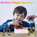 4pcs Transformable Fidget Spinners for Kids Adults Boys Girls Fingertip Gyros for Kids Easter Basket Stuffers Christmas Gifts