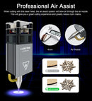 LASER TREE 5W Air Assist DIY Laser Cutter Module 450nm TTL Blue Light Laser Head for CNC Laser Engraving Cutting Wood Tools