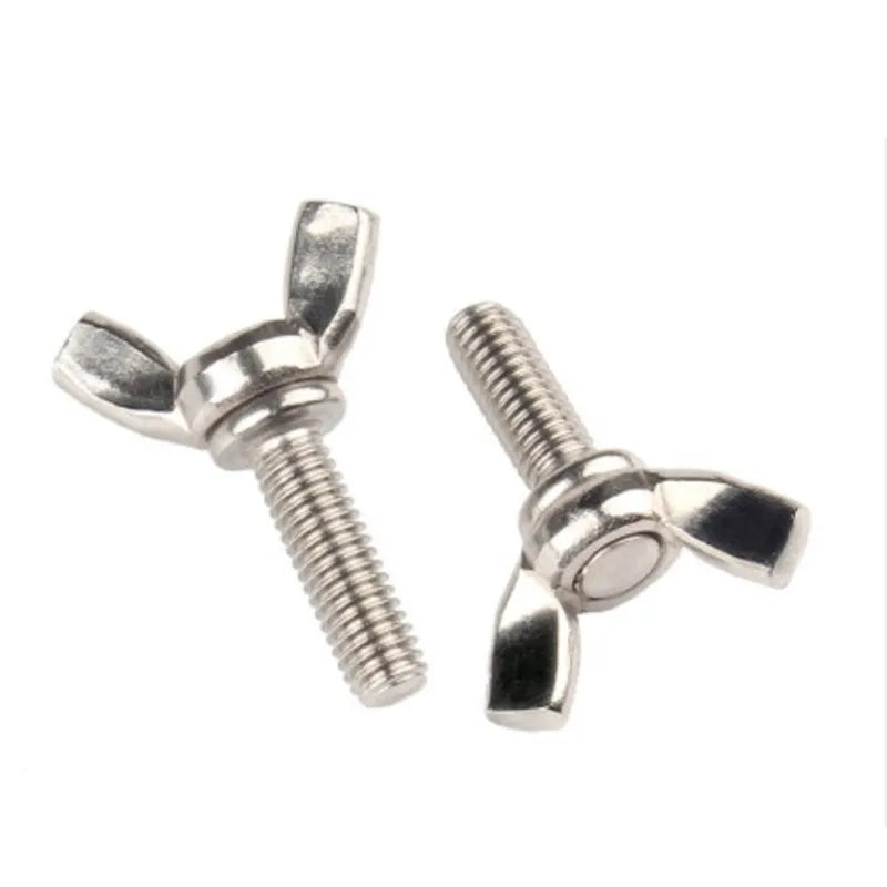 2-10pcs M3 M4 M5 M6 M8 M10 A2-70 Stainless Steel DIN316 Hand Tighten Screws Butterfly Bolt Wing Thumb Screw Claw  bolts