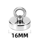 D16~D42mm Super Strong Neodymium Fishing Hook N52 Heavy Duty Rare Earth Neodymium with Countersunk Hole Eyebolt Salvage Magnetic