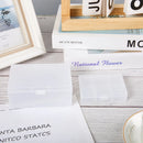 Frosted Flip Storage Box Photocards Small Card Storage Box Desk Organizer Box Classification Box Jewelry Storage Case Container