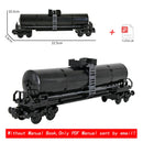 MOC City Creative Idea Technical Train Base Wheel Carriage Building Blocks Bricks Assembled DIY Toys for Kids Christmas giftS