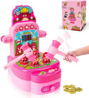 VATOS Whack Game Mole Mini Electronic Game 2 Hammers Pounding Toddler Toys for 3 4 5 6 7 8 Years Old Boys Girls Interactive Toy