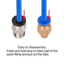 New PC4-M6 Pneumatic Fitting and 5 Pcs PC4-M10 Pneumatic Fitting for Creality Ender 3/Pro Ender 5 CR-10/10S 3D Printer