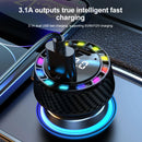 Bluetooth 5.3 FM Transmitter PD30W Auto Wireless USB Schnellladegerät Auto Aux Radio MP3 Player Musik Freisprecheinrichtung Auto-Kit