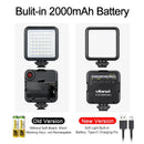 Ulanzi VL49 6W Mini Vlog LED-Aufhelllicht Weiß 2000mAh 5500K Zoom-Beleuchtung Fotografische Beleuchtung Videotelefon Selfie-Aufhelllampen