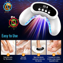 45W Nail Fungus Treatment Device 30 LEDs 470nm 905nmNail Fungus Cleaning for Damaged Discolored Thick Toenails&Fingernails