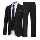 2026 Men's Business Casual Formal Dress Two-piece Suit Trendy Office Wedding Groom Suit Set Men Clothing Blazer Suits Pants Set