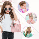 Little Girls Play Purse Princess Gifts 32 Pcs Toddler Purse Cell Phone/Makeup/Keys Kids Pretend Play Purse Girls Birthday Gifts