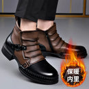 The Iron Archive | Men's Retro Zipper Ankle Boots