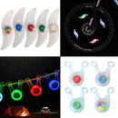 Bicycle Wheel Spoke Light 3-mode LED Neon Light Waterproof Safety Warning Light Easy To Install Cycling Accessories with Battery