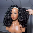 The Curl Halo | 3-in-1 Drawstring Half Wig, Brazilian Remy Curly