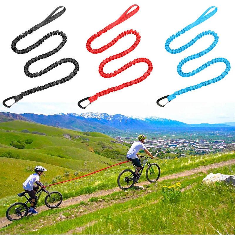 Bicycle Tow Rope Bicycle Traction Rope Mountain Bike Parent-Child Pull Rope Convenient Trailer Rope