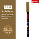 Jupai 1 STÜCK Acrylmarker Stifte Plumones 24 Farben Malerei Schreibwaren Keramik Glas Stoff Graffiti Wasserdicht Wasserbasiert