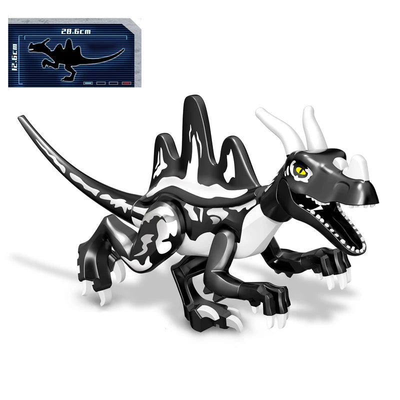 Brutal Raptor Building Jurassic Blocks World 2 MINI Dinosaur Figures Bricks Dino Toys For Children Dinosaurios Christmas